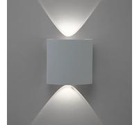 G.W.S® 2W White Modern LED Sconce IP54 Indoor/Outdoor Up and Down Wall Light Cool White 6000K (WL-T2-CW)