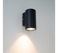 G.W.S® 5W Black Modern LED Sconce IP54 Indoor/Outdoor Wall Down Light Warm White 3000K (WL-B1-D-WW)