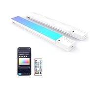 G.W.S® 6pcs LED Ambient Light Bar with IR Remote, RGBIC Wall Light, WiFi Smart APP Control, Works with Alexa and Google Assistant, Music Sync, Room Mood Lighting