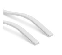 G.W.S® Bendable Surface Mounted LED Profile, 2-Pack Aluminium Channel For LED Strip Light, 1 Metre 15.1mmx5mm (551)
