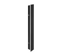 G.W.S® Black LED Edge Linear Wall Light, 40W 120cm Long, 3CCT (3000K+4000K+6000K), IP65 Waterproof for Indoor & Outdoor Use