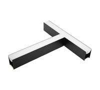G.W.S® Black T Shape Connector Module for LED Linear Light, 24W 3CCT 3000K/4000K/6000K Non-Dimmable
