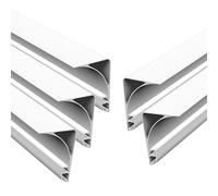 G.W.S® Coving & Skirting LED Profile, 5-Pack Aluminium Channel for LED Strip Light, 1 Metre 60mmx80mm (294-C6080)