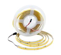 G.W.S® DC 24V 5M Reel Seamless COB LED Running Water Strip Light, Cool White 6000K, WS2811 IC, 360 LEDs/M 8.3CM/Cut, Staircase Lighting