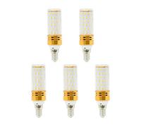 G.W.S® E14 Small Edison Screw LED Corn Bulb, 16W 2016Lms Warm White 3000K, 360° Beam Angle, Pack of 5