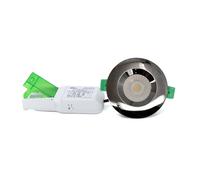 G.W.S® Fir LED Downlight, Black Nickel Bezel, 4CCT, Dual Wattage 5W/8W, Dimmable, IP65, 30, 60 & 90 Minutes Fire Safe, Pack of 6
