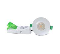 G.W.S® Fir LED Downlight, Matt White Bezel, 4CCT, Dual Wattage 5W/8W, Dimmable, IP65, 30, 60 & 90 Minutes Fire Safe, Pack of 1