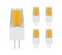 G.W.S® G4 LED Capsule Light Bulb, AC 230V 3W 270Lms, Warm White 3000K, Pack of 5