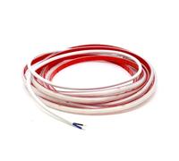 G.W.S® Hard Wiring AC 220V-240V Seamless LED COB Strip Light, IP65 Waterproof, Cuttable Every 10CM, 4M Ice Blue
