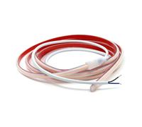 G.W.S® Hard Wiring AC 220V-240V Seamless LED COB Strip Light, IP65 Waterproof, Cuttable Every 10CM, 4M Warm White 3000K