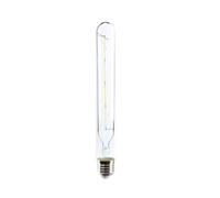 G.W.S® LED Filament Bulb, T30 E27 Edison Screw, LED Tubular Bulb, 4W Dimmable Warm White 2700K, Clear Glass