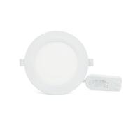 G.W.S® LED Slim Recessed Panel Light, Round 24W 2400Lms Cool White (6000K) IP54, LED Driver Included