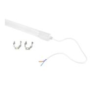 G.W.S® Pack of 10, T8 LED Tube Light, Single End Feed AC220-240V Input, 5FT 24W Day White 6500K, IP65 Waterproof for Indoor & Outdoor