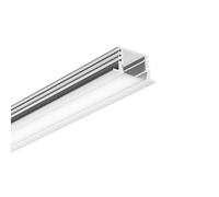 G.W.S® Recessed LED Profile, 1-Pack Aluminium Channel for LED Strip Light, 2 Metres 23.8mmx12mm (006B-Y2412)