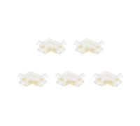 G.W.S® Solderless L Shape Corner Connectors, for 10mm Wide 3 Pin CCT/Pixel LED COB Strip Lights, Pack of 5