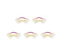 G.W.S® Solderless L Shape Corner Connectors, for 12mm Wide 3 Pin CCT/Pixel LED COB Strip Lights, Pack of 5