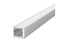 G.W.S® Surface Mounted LED Profile, 1-Pack Aluminium Channel For LED Strip Light, 1 Metre 12.5mmx10mm (546)