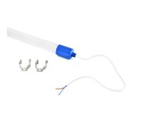 G.W.S® T8 LED Tube Light, Single End Feed AC220-240V Input, 2FT 9W Blue, IP65 Waterproof for Indoor & Outdoor