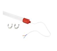 G.W.S® T8 LED Tube Light, Single End Feed AC220-240V Input, 2FT 9W Red, IP65 Waterproof for Indoor & Outdoor