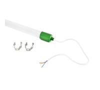 G.W.S® T8 LED Tube Light, Single End Feed AC220-240V Input, 5FT 24W Green, IP65 Waterproof for Indoor & Outdoor