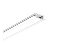 G.W.S® Ultra Thin Recessed LED Profile, 1-Pack Aluminium Channel for LED Strip Light, 2 Metres 24.15mmx7.5mm (014-Y2407)