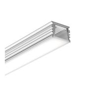 G.W.S® Waterproof Surface Mounted LED Profile, 1-Pack Aluminium Channel for LED Strip Light, 2 Metres 17.5mmx12.9mm (296-D1713)