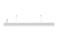 G.W.S® White 5FT 150CM 50W, LED Surface Mounted/Suspended Linear Light with Toolless Locking System, 3CCT 3000K/4000K/6000K Non-Dimmable, for Kitchen Dining Room & Office