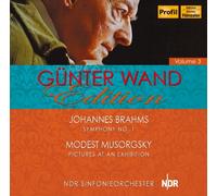 G.Wand / North German Radio Symphony Orchestra - BRAHMS: SYM NO.1 C MINOR OP.68/MUSSORGSKY: PICTURES AT AN EXHIBITION