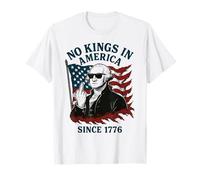 G. Washington 4th Of July, No Kings In America Since 1776 T-Shirt