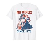 G. Washington 4th Of July, No Kings Since 1776 T-Shirt