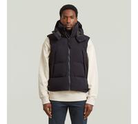 G-Whistler Padded Hooded Vest 2.0 - Black - Men XS