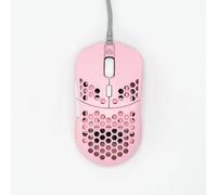 G-Wolves Hati HTS (Small) ACE Wired Gaming Mouse - PMW3389 Sensor - up to 16000 CPI - 48±2Gram(1.8 oz) - TTC Golden Color Encoder - Ultra Lightweight Honeycomb Design (Small-Wired-Pink)