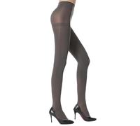 G&Y Women's 80D Opaque Grey Tights, Thick High Waist Soft Tights Control Top Pantyhose Stretch Nylons