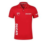 G.ym T Shirts Men DU.CA.Ti, Performance Wicking Classic T-Shirt, Tee Shirt with Letter Print Logo Design for Outdoor Sport-Red||L