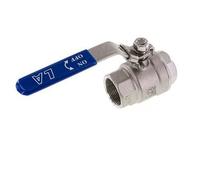 G1-1/4'' 2-Way Ball Valve Stainless Steel PTFE 63 bar - BL2SM