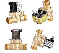G1/2#39; #39; Brass Electric Solenoid Valve N/C 12v 24v 220v G3/4#39; Water Air Inlet Flow Switch for Solar Heater 1Pcs(12V,0.75 Inch)