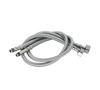 G1/2 60cm Bathroom Kitchen Faucet Connector Braided Stainless Steel Flexible Water Pipe Cold and Hot Mixing Faucet Water Supply Pipe