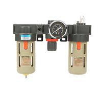 G1/2 Air Filter Pressure Regulator with High Precision Aluminum Alloy Pneumatic System Component for Industrial Machinery Compressed Air Control