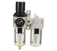 G1/2 Air Source Gas Treatment Unit Filter Pressure Regulator with Durable High Filtering Accuracy Easy to Use Recommended for Pneumatic Systems