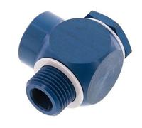 G1/2'' Aluminum Banjo Fitting with Male and Female Threads with Banjo Bolt with O-ring Rotatable