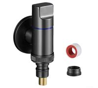 G1/2 Angle Valve Alloy Quick Open Washing Machine Stop(Gray G1/2 and G3/4)