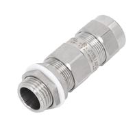 G1 2 Cable Gland 304 Stainless Steel IP66 Explosion Proof Dual Sealing Armoured, Adjustable Cable Glands, Water Proof Weather proof for Electrical Junction Boxes Power Plant Cabine