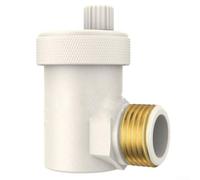 G1/2 DN15 Brass Automatic Air Release Valve for Thermal Systems with Optimized Flow Dynamics and Reduced Air Lock Risk (White)