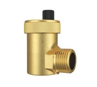 G1/2 DN15 Brass Automatic Air Release Valve for Thermal Systems with Optimized Flow Dynamics and Reduced Air Lock Risk (Gold)