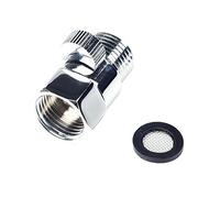 G1/2" Full Brass Shower Head Flow Control Shut Off Valve Connector Coupler
