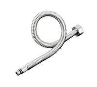 G1/2-inch Hot and Cold Mixed Faucet Water Supply Pipe Stainless Steel Explosion-Proof Corrugated Hose Faucet Accessories(200cm)