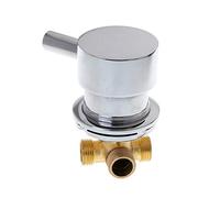 G1 / 2 inch Hot and Cold Water Mixer Valve Thermostatic Mixer Two in and On Off Tap for Shower Room Bidet Hot and Cold Delta R10000 Unbx Tempering Thermostat Bidet Sprayer Hot and