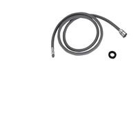 G1/2 M10/M15 Kitchen Faucet Hose Pull-Out Braided Flexible Hose 80cm -150cm Black Gun Gray Pipe Rotating Pipe(M10 M15 Grey 150)