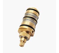 G1/ 2 One Way Outlet Temperature Control Mixing Valve Diverter Switch Brass Thermostatic Shower Faucet Tap Room Mixer Screw Cartridge, Single Handle, for Steam Shower Room (Color : D)