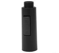 G1/2 Pull Out Faucet Nozzle Kitchen Tap Sprayer Head Replacement Black Sink Spray Head Attachment ABS Plastic Shower Hose Connector Dual Mode Water Saver Part